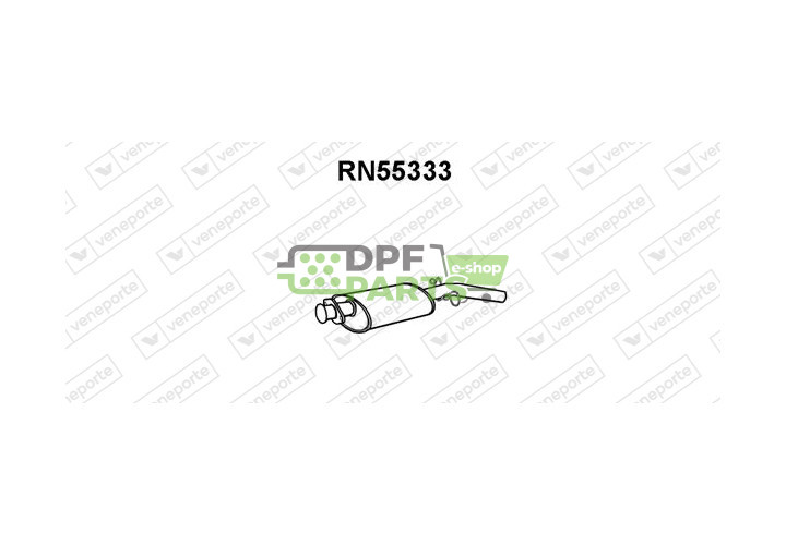 Tłumik RENAULT - 6006000552  