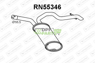 Tłumik NISSAN / OPEL / RENAULT / VAUXHALL - 2011000Q0A 4417158 8200537250