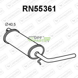 Tłumik RENAULT - 7700623477 7700794796 