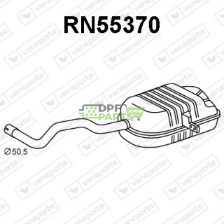 Tłumik RENAULT - 8200354234 8200599347 