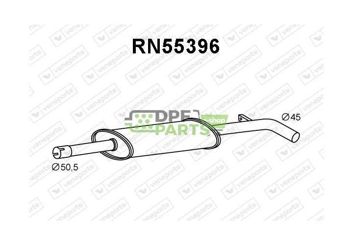 Tłumik RENAULT - 8200841185  