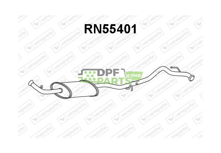 Tłumik RENAULT - 4400088 4400089 4400396