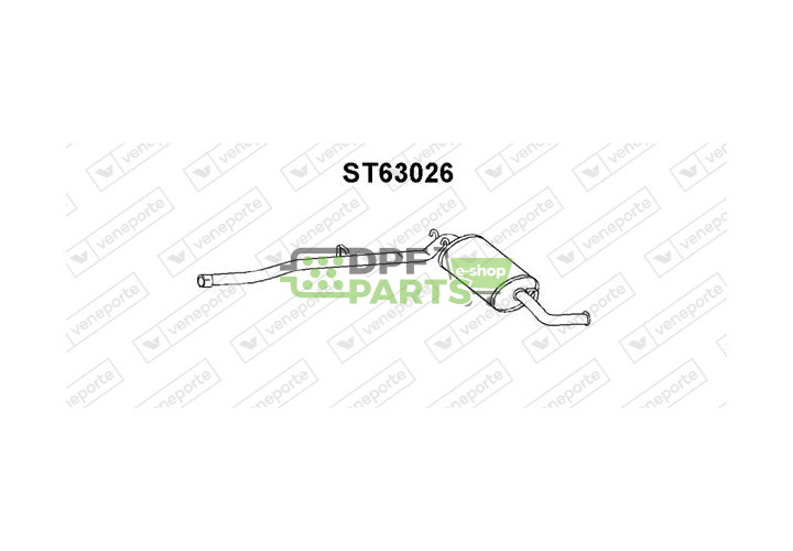 Tłumik SEAT - SE021115315A SE021115315B SE021115315C
