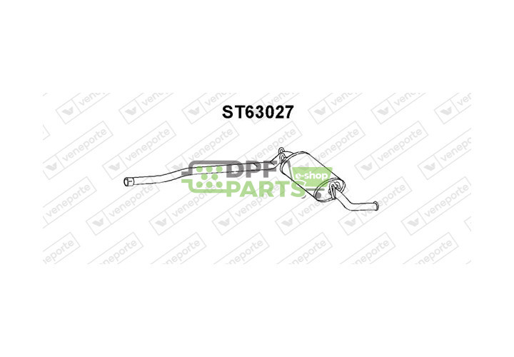 Tlumič SEAT - 021115315E SE021115315D SE021115315E