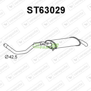 Tlumič SEAT - 6K6253609 6K6253609AA 
