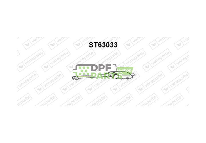 Tlumič SEAT - 021115201G SE021115201C SE021115201F