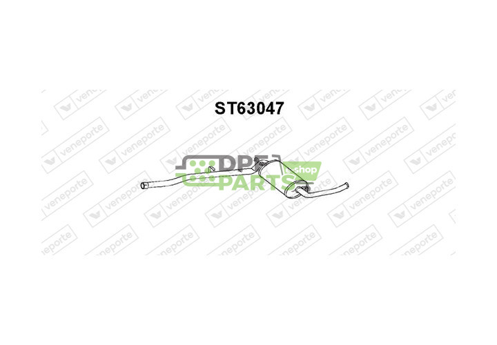 Tlumič SEAT - SE023115315D SE023115315E 