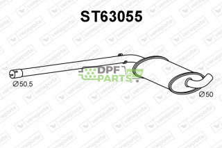 Tlumič SEAT - 1L0253409AC 1L0253409D 1L0253409M