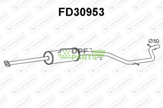 Tłumik FORD GALAXY, MONDEO IV, S-MAX - 1.6Ti-VCT-2.0i - 1476617 1510246 1887826