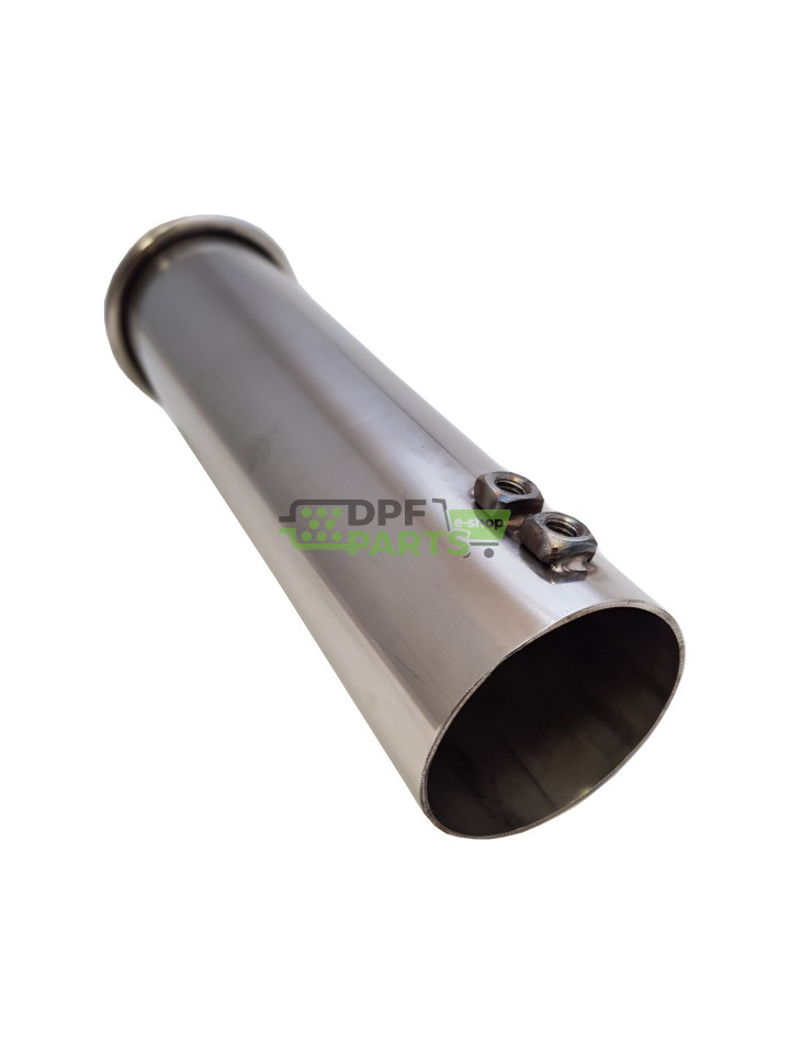 Końcówka ozdobna układu wydechowego  FI - 76 mm rant - 1 mm kąt - 90 stopni