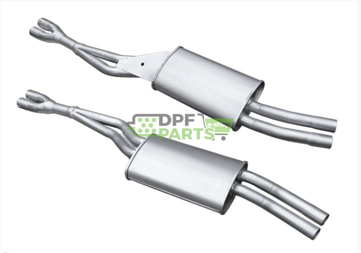 Tłumik środkowy MERCEDES W116 - 3.5-4.5 - 1164901415 1164909021 250169