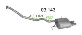 Tłumik końcowy BMW X5 E53 4.4 2000-2003 -