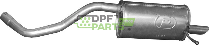 Tłumik końcowy Renault Clio IV 1.5 dCi, Polmo 21.44 A, OE 200100572R 200103900R 200105466R 201003959R RN56005