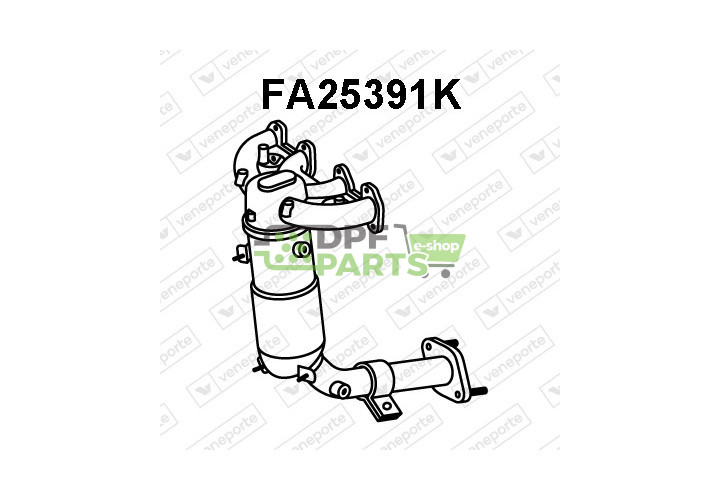 Katalyzátor FIAT - 46550718 46760737 46778636
