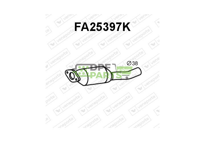 Katalizator FIAT - 2198218 46521904 46521907