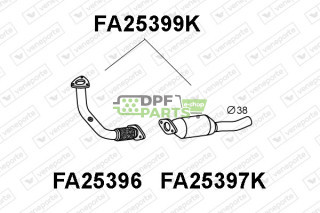 Katalizator FIAT - 2198218 46521904 46523262