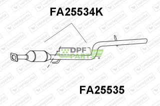 Katalizator FIAT - 46758796 51713564 51762989