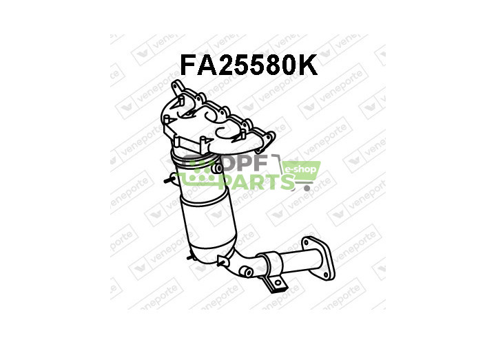 Katalizator FIAT - 2100268 46550719 46760738