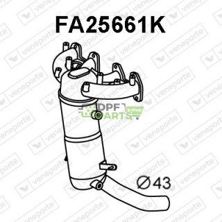 Katalizator FIAT - 46779943 46779944 46803148