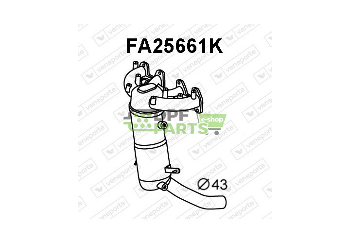 Katalyzátor FIAT - 46779943 46779944 46803148