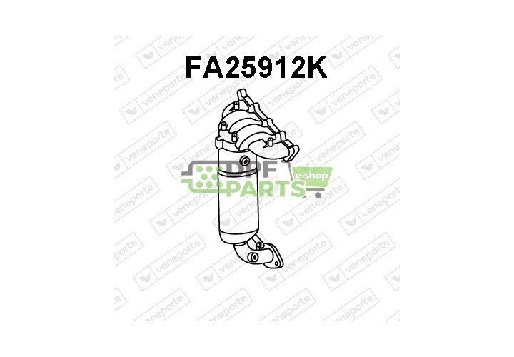 Katalizator FIAT - 51799772 51812347 51815637