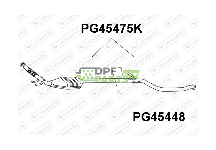 Katalizator PEUGEOT - 1705EP 1705GZ 1705KT