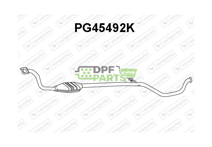 Katalizator PEUGEOT - 1705AW 1705GV 1705HP