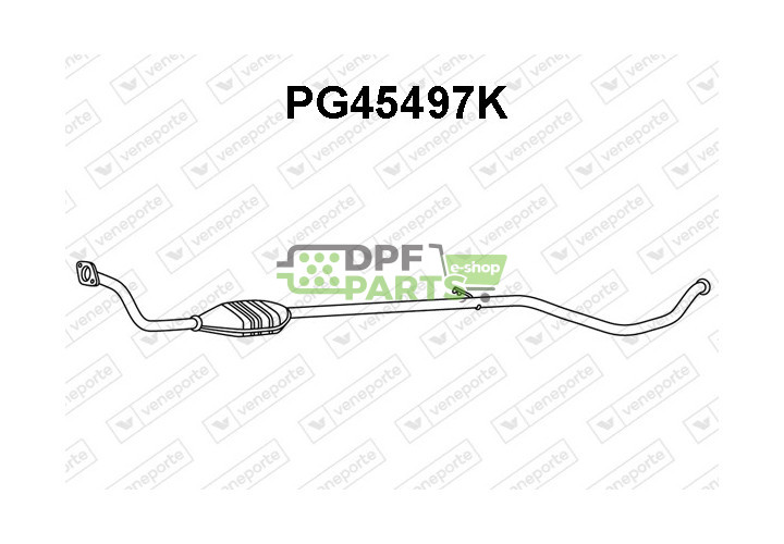 Katalizator PEUGEOT - 1705AX 1705GW 1705HQ