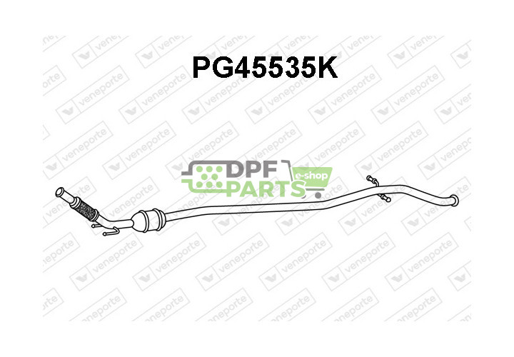 Katalizator PEUGEOT - 1705EF 1705EG 1705HK