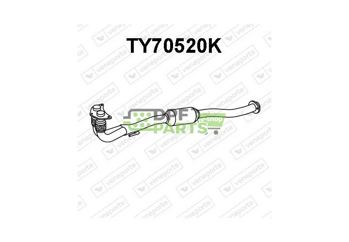 Katalizator TOYOTA - 174100D040  