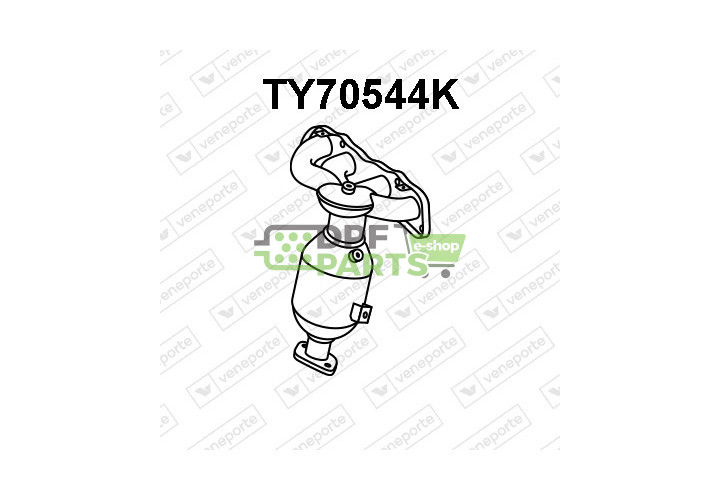 Katalizator TOYOTA - 250510J010  