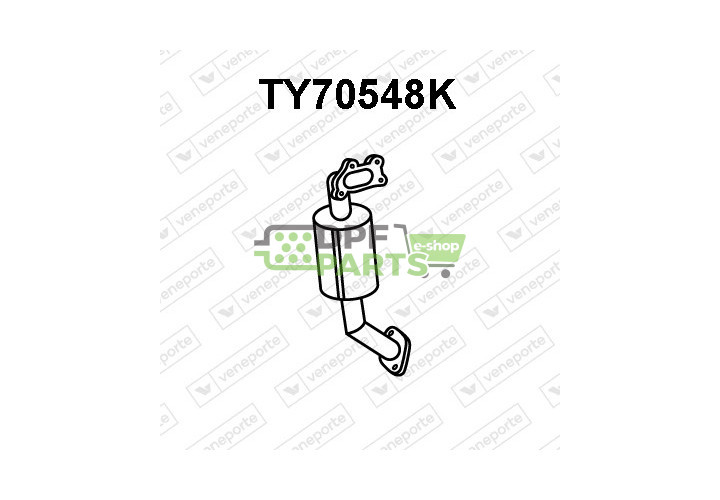 Katalizator TOYOTA - 250510N010 2505133010 