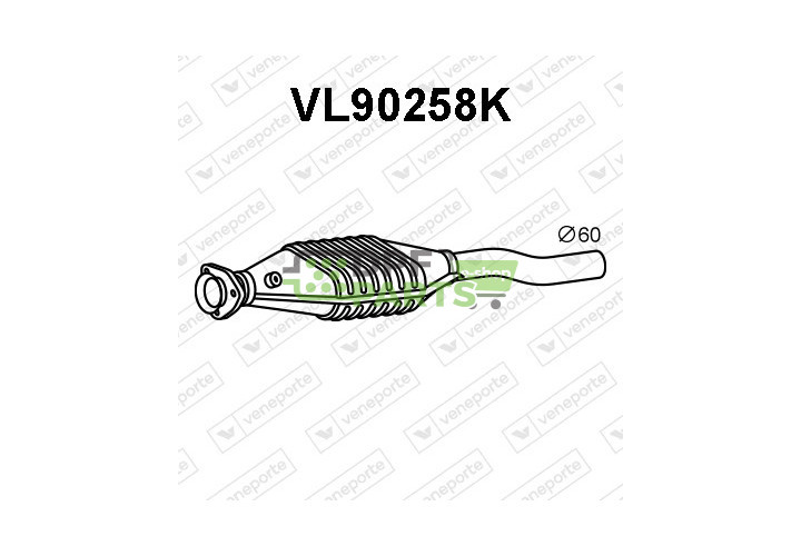 Katalyzátor VOLVO - 1326481 3517612 3531050