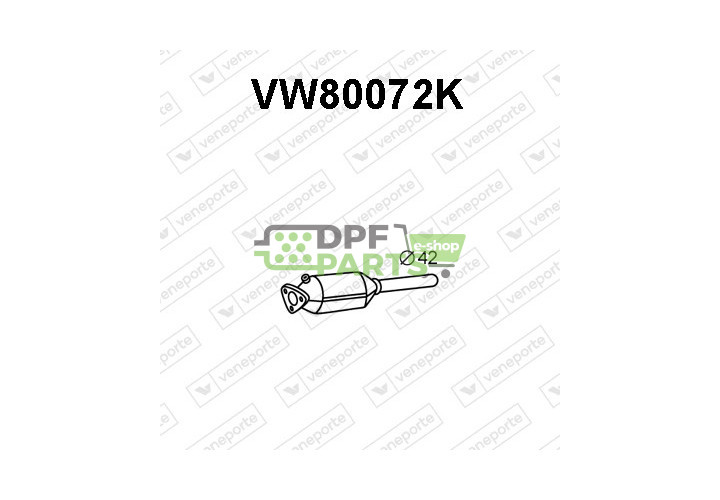 Katalyzátor SEAT / VOLKSWAGEN - 191131701D 191131701DV 191131701DX