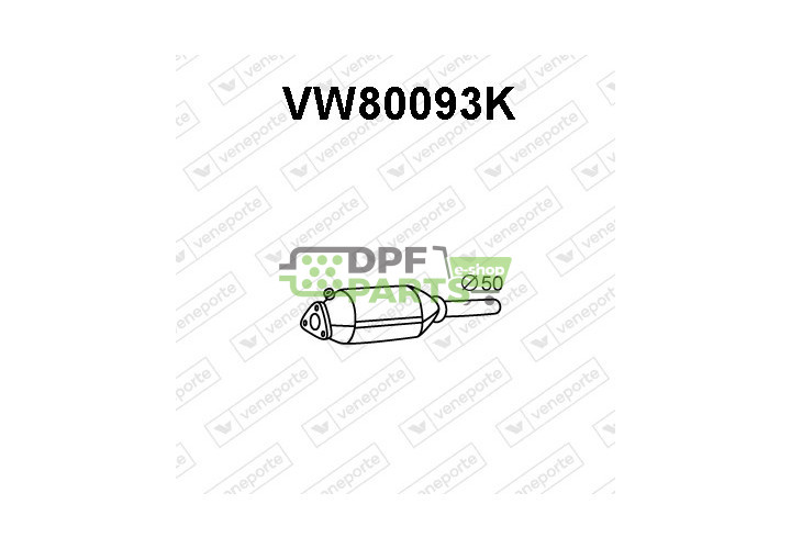 Katalyzátor VOLKSWAGEN - 165131701C 165131701CX 191131701C