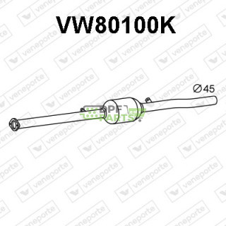 Katalizator VOLKSWAGEN - 1K0254400LX 1K0254400QX 1K0254401AX