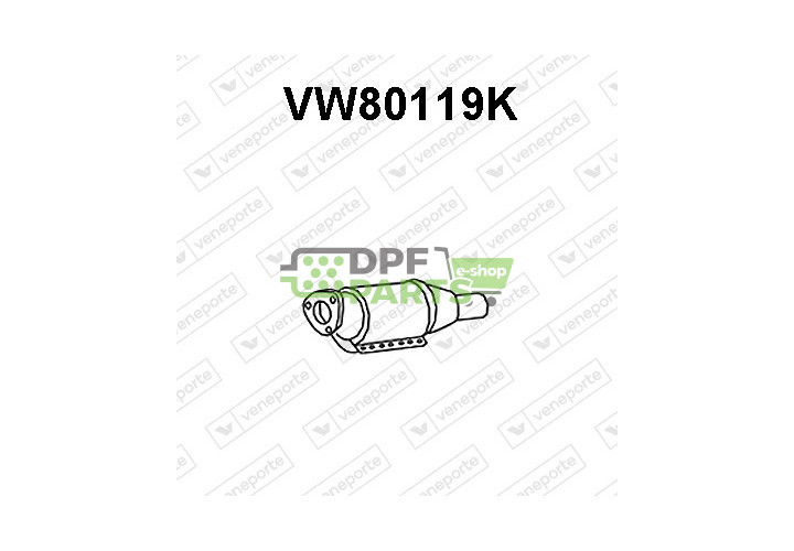 Katalizator SEAT / VOLKSWAGEN - 1H0131701G 1H0131701GX 1H0131701J