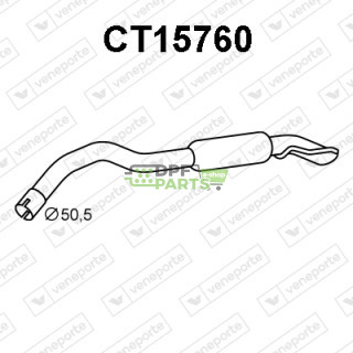 Tłumik CITROËN - 1609044180  