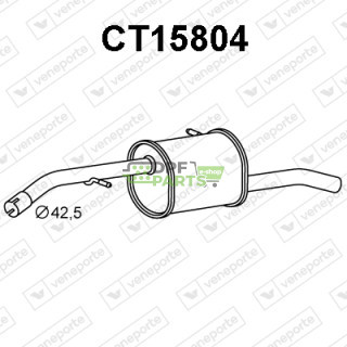 Tłumik CITROËN - 1607286480 1730EZ 1730FG