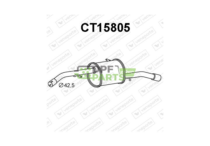 Tłumik CITROËN - 1730GK  