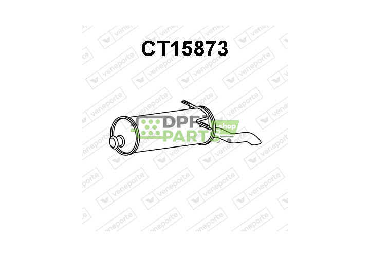 Tłumik CITROËN - 1726VJ  