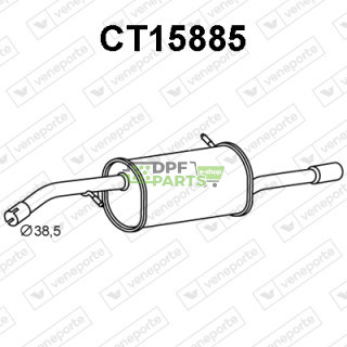 Tłumik CITROËN - 1608724380  