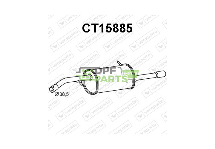 Tłumik CITROËN - 1608724380  