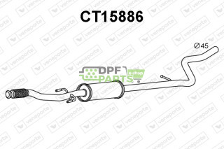 Tlumič CITROËN - 1613222180 1717QC