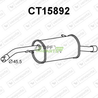 Tłumik CITROËN - 1730FA 1730FJ 