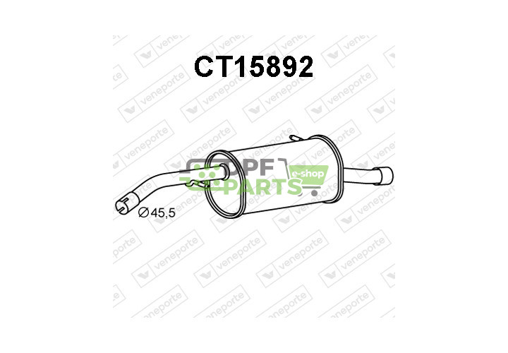 Tłumik CITROËN - 1730FA 1730FJ 