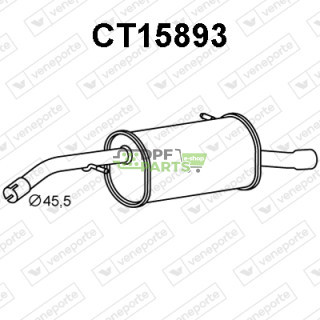 Tlumič CITROËN - 1607249880 1607411380