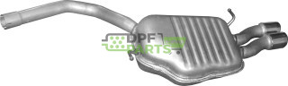 Koncový tlumič výfuku Audi A4 1.9 TDi/2.0 TDi   Seat Exeo, Polmo 01.27 A, OE 8E0253609JK