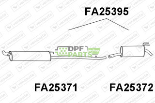 Tłumik FIAT - 46842750 60655574 