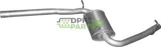 Střední tlumič výfuku Audi A4 1.9 TDi/2.0 TDi, Polmo 01.28 A, OE 8E0253409CJ